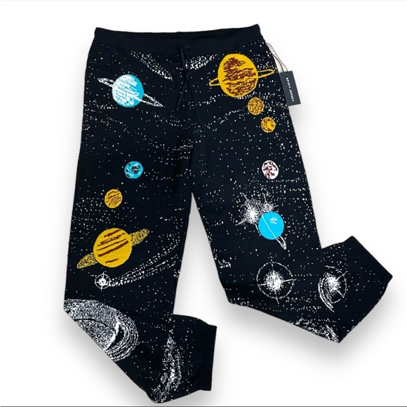 NWT SPIRIT JERSEY Wish You Were Here Knit Jogger Sweat Pants Unisex Small - Picture 6 of 13